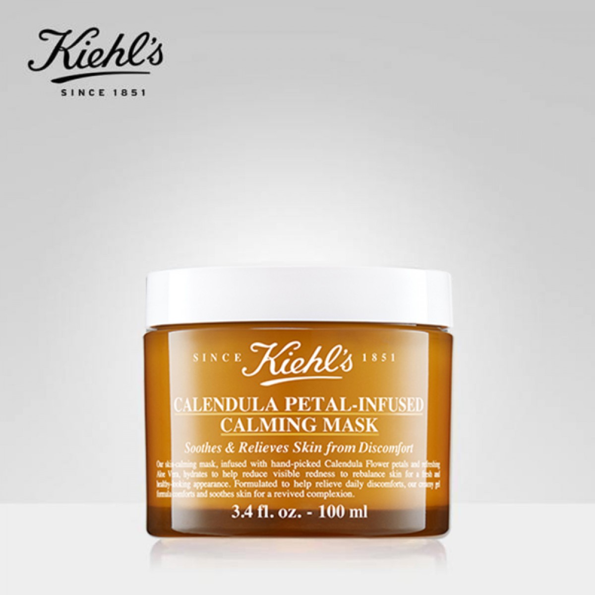 Kiehl's科颜氏金盏花舒缓保湿面膜100ml温和舒缓保湿