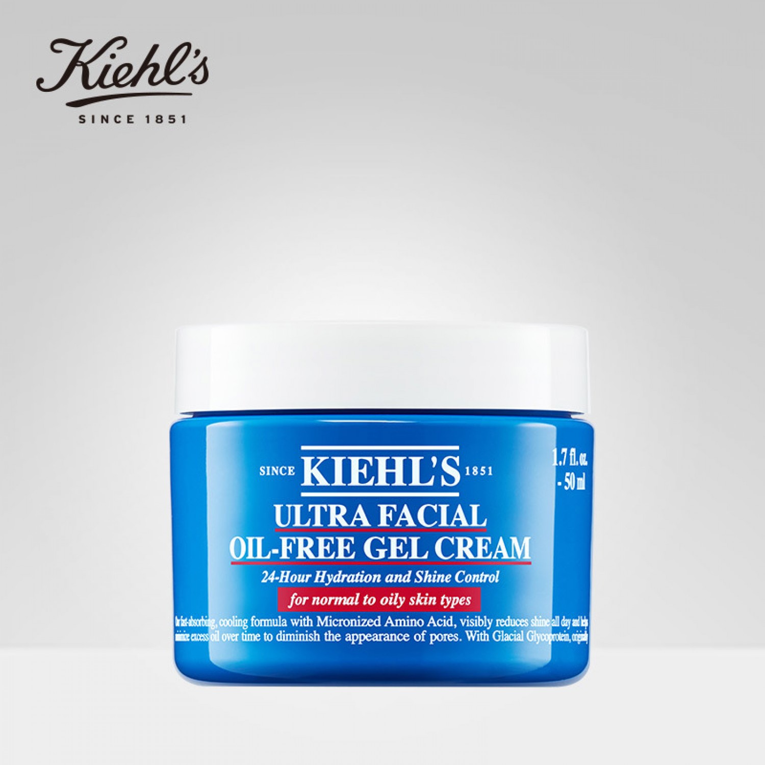 Kiehl's科颜氏新品 果冻清爽高保湿霜补水控油不粘腻