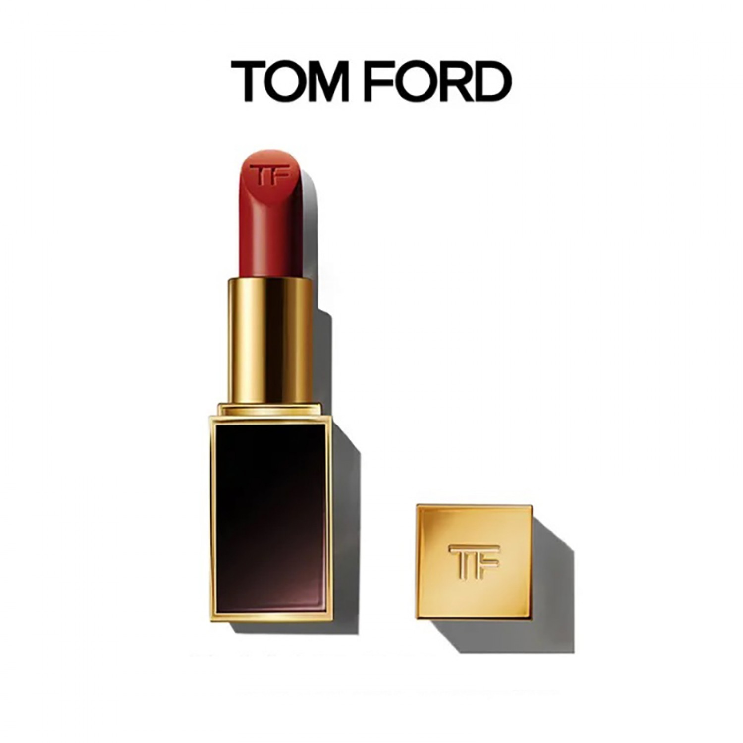 TOM FORD经典黑管TF口红大牌16黑管哑光豆沙色正红色