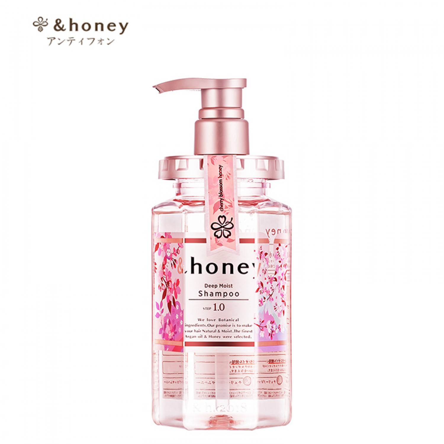 honey安蒂花子无硅油蜂蜜樱花水感丰盈滋养洗发水440ml