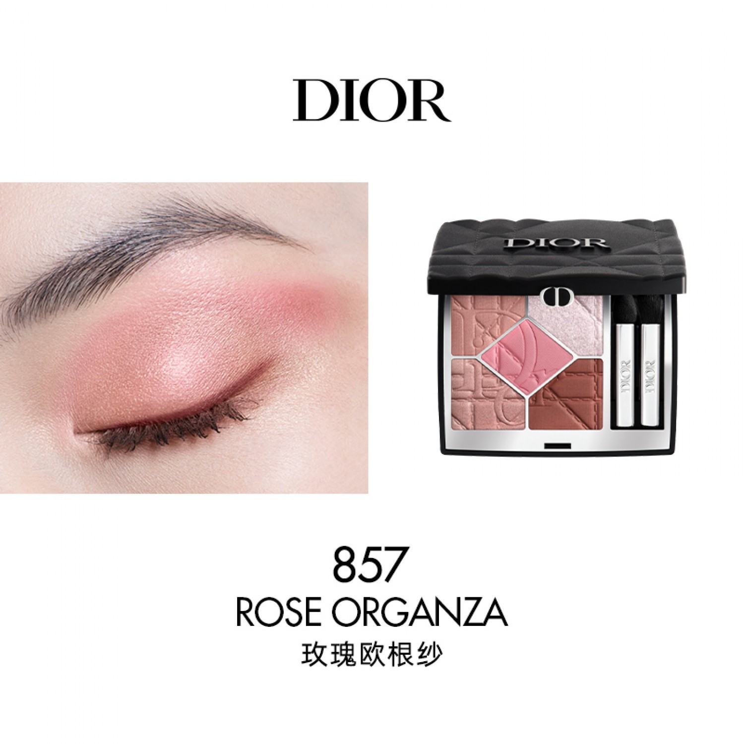 Dior迪奥惊艳五色眼影细腻持妆百搭哑光细闪显色