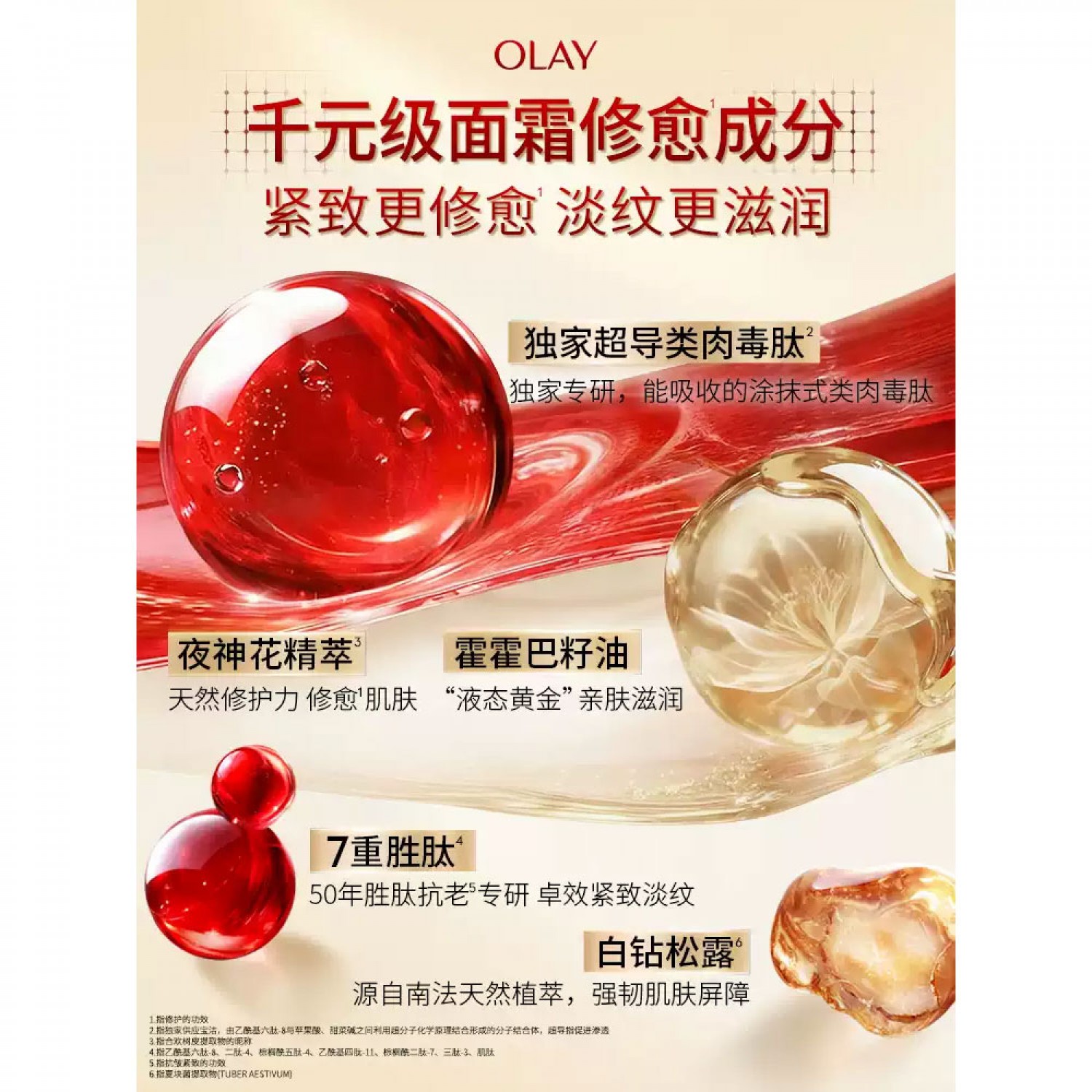 【超值购】OLAY玉兰油超红瓶油霜秋冬保湿滋润抗皱提拉紧致修护