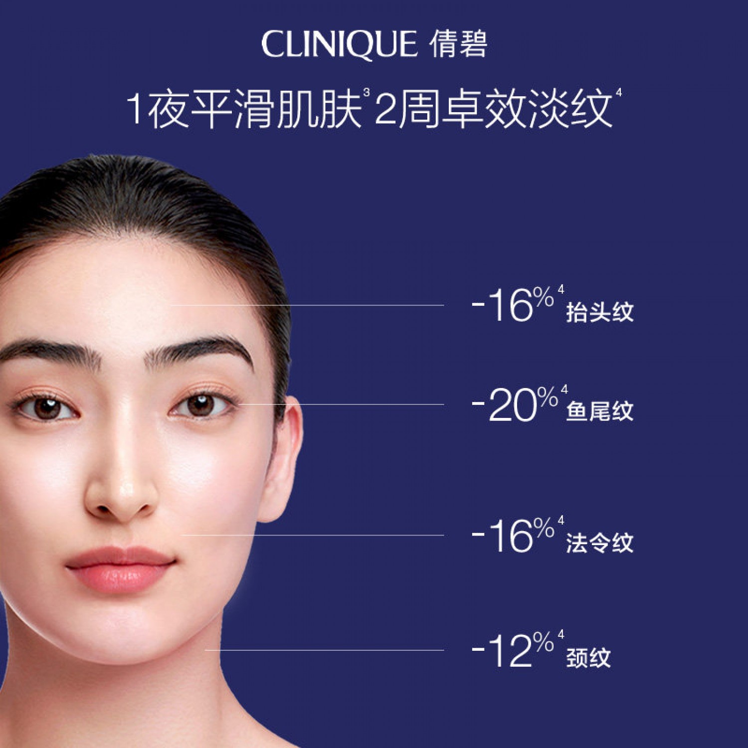 Clinique倩碧紫光晚安霜抗老面霜紧致抗皱抗衰老淡纹敏感肌