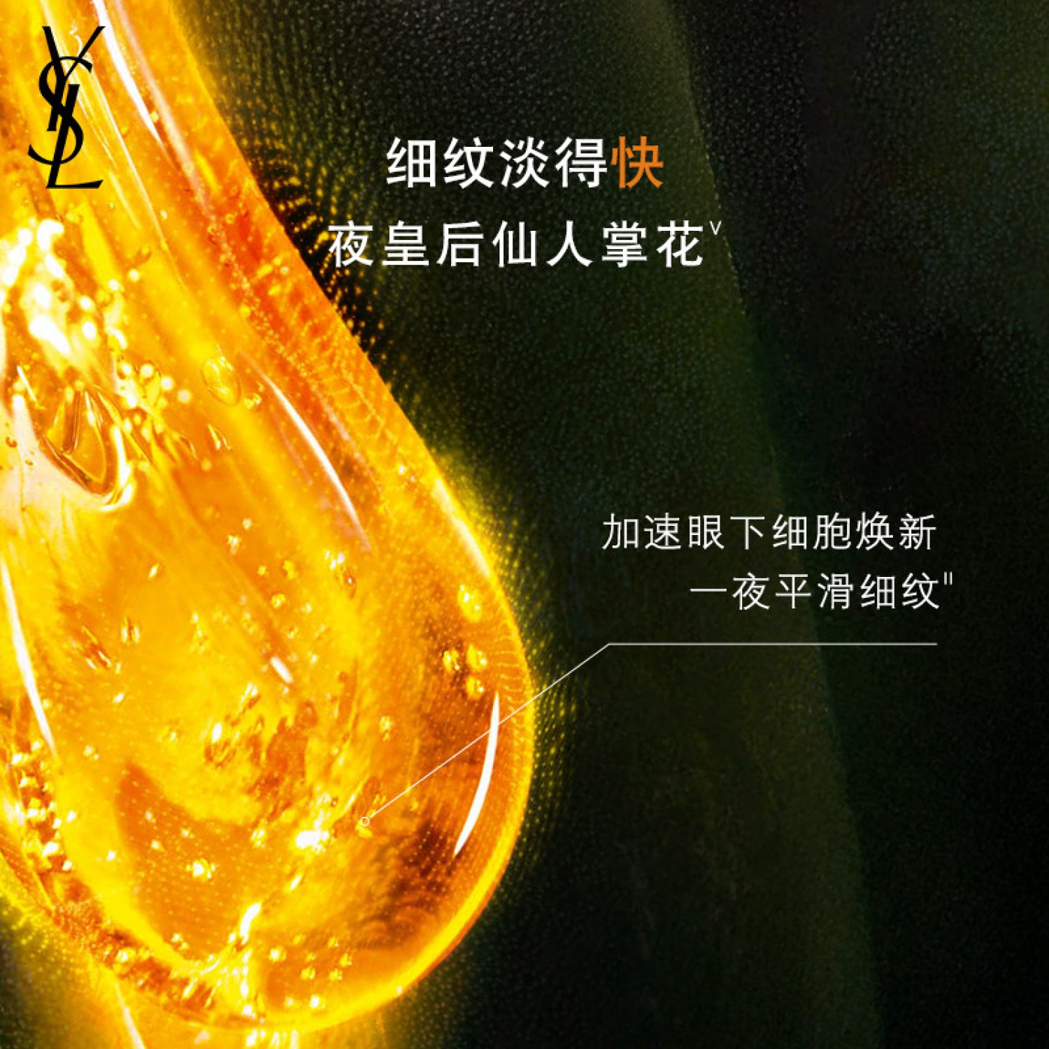 YSL圣罗兰全新夜皇后眼霜 保湿紧致焕亮抗皱滋润正品保证