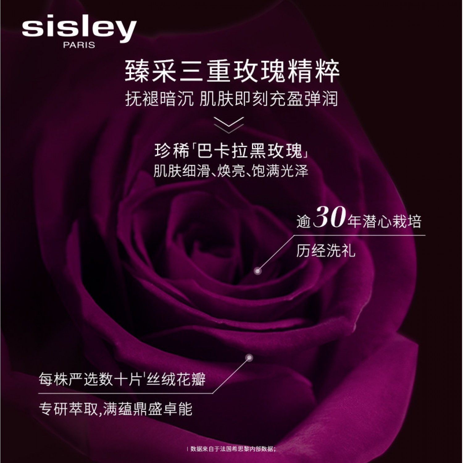 【限时特惠】Sisley希思黎黑玫瑰焕采精华面霜50ml 保湿抗皱